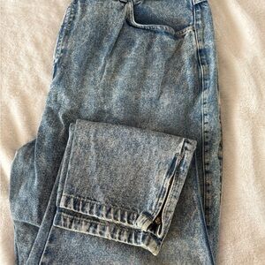 Women’s Stefano Acid Wash Stonewashed Blue Denim Jeans Sz 24
